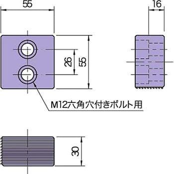 CLT55FB CLT55FB フィックスドブロック(Tタイプ) 1個 イマオ