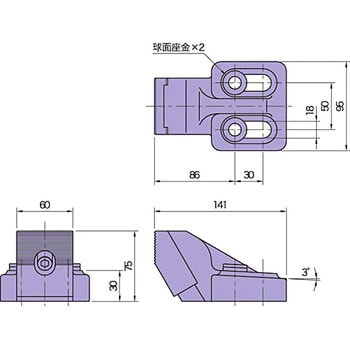 BJ200-16075 BJ200(M16) サイドストッパー 1個 イマオコーポレーション