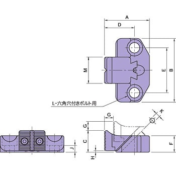 CP105-16030 CP105 サイドクランプ 1個 イマオコーポレーション 【通販