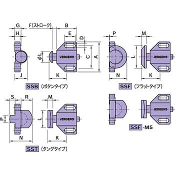 SST-M6 SSB・SSF・SST スプリングストップ 1個 イマオコーポレーション