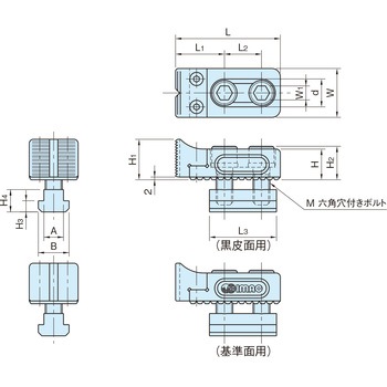 BJ202-T アジャスト サイドストッパー(T溝タイプ) イマオコーポレーション