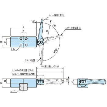 LSM-30 LSM リニアストップモーション 1個 イマオコーポレーション