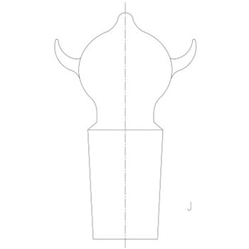 ツノ付玉栓 2244シリーズ 旭製作所