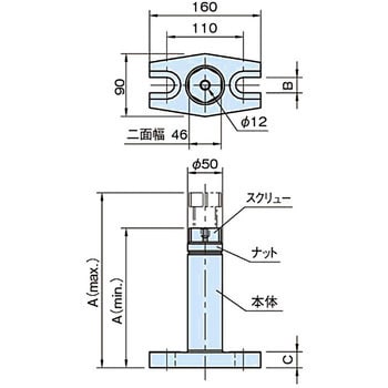 BJ334-50200 BJ334 ジャッキ 1個 イマオコーポレーション 【通販サイト