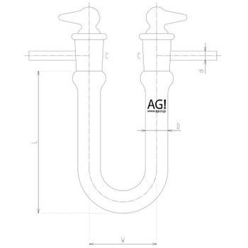 U字カルシウム管 2392シリーズ 旭製作所