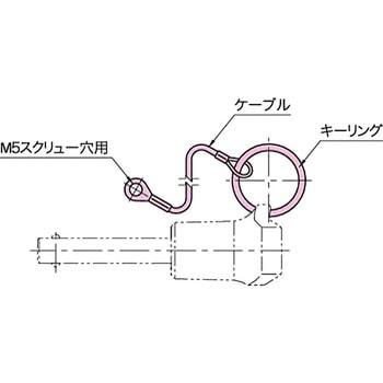 BLP-C・BLP-R ボールロックピン用ケーブル、ボールロックピン用キーリング イマオコーポレーション