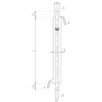 リービッヒ 冷却器 3400シリーズ 旭製作所