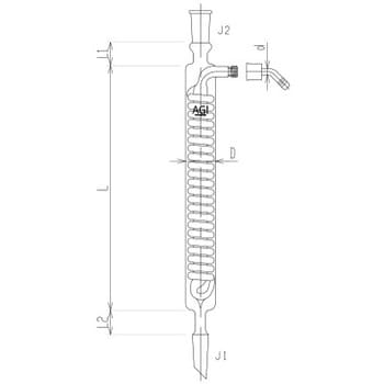 ジムロート 冷却器 3442シリーズ 旭製作所 抽出器/冷却器