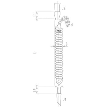 ジムロート 冷却器 3442シリーズ 旭製作所 抽出器/冷却器