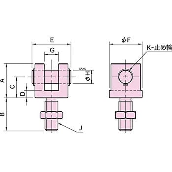 BJ762-10001 BJ762 ヒンジサポート 1個 イマオコーポレーション 【通販