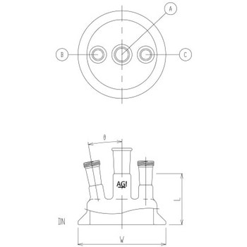反応容器用カバー 3962シリーズ 旭製作所