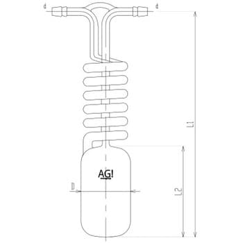 凝縮トラップ 4160シリーズ 旭製作所 実験研究用トラップ 【通販モノタロウ】