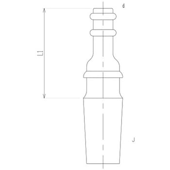 ホースコネクター 直口 4167シリーズ 旭製作所