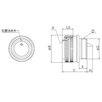 Ce05 6a22 22sd D Ce05シリーズ ストレートプラグ 1個 第一電子工業 Ddk 通販サイトmonotaro 38562833