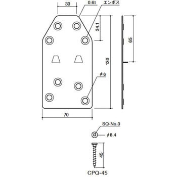 背割りプレート - BXカネシン