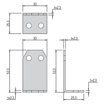 CF-C チビフリーダムコーナー カナイ 板厚2.3mm 1セット CF-C - 【通販