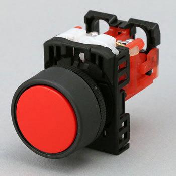 B2F01R Φ22 平形押ボタンスイッチ 1個 パトライト(旧春日電機