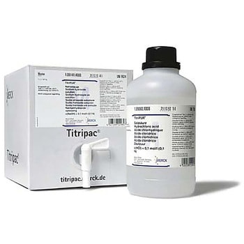1.09058.4000 塩酸 c HCl =0.5mol/L 0.5 N Titripur (R) 109058