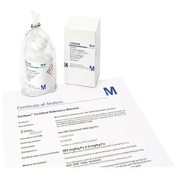 バリウム ICP標準溶液 NISTのSRMにトレーサブル， [Ba NO3 2 in HNO3 2-3%]， 1000mg/L Ba サーティピュア (R) 170304 100ML Merck(メルクミリポア)