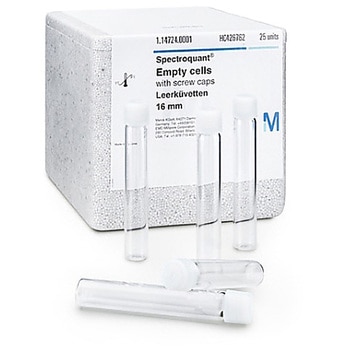 スペクトロクァント (R) Picco 専用エンプティーセル 直径24 mm、スクリューキャップ付 24 mm 173650 12Units Merck(メルクミリポア)