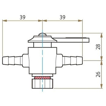 PFA竹の子型バルブ F-222□シリーズ フロン工業