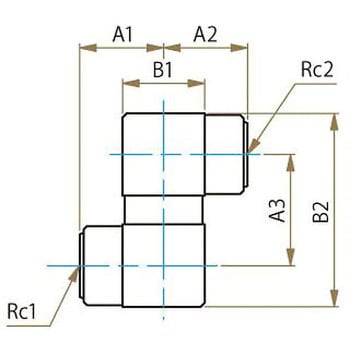 PTFEフレキシブルカップリング F-2705シリーズ フロン工業 実験研究用