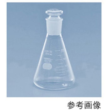共通摺合せ共栓三角フラスコ 中形栓付 5021FKシリーズ IWAKI(AGCテクノグラス)