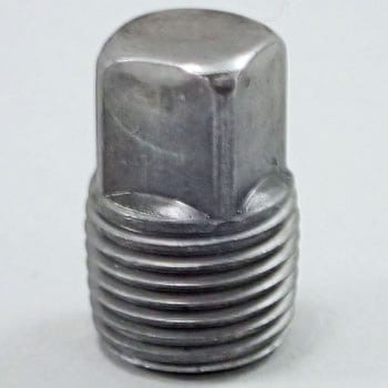 プラグ 鉄製管継手 (黒) 吉年