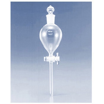 分液ロート 丸形 PTFEコック TS栓 6341FSシリーズ - IWAKI(AGCテクノグラス)