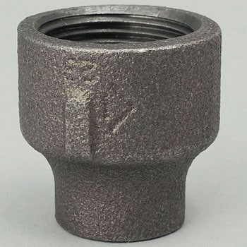 径違いソケット 可鍛鋳鉄製管継手(黒) 吉年