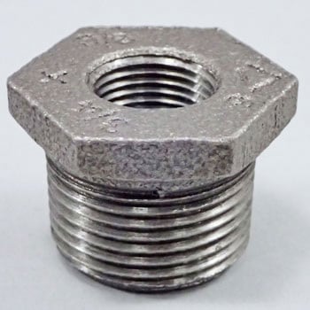 ブッシング 可鍛鋳鉄製管継手(黒) 吉年
