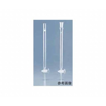 共通摺合せクロマトグラフ管 ガラスコック付 2157COLシリーズ IWAKI(AGCテクノグラス)
