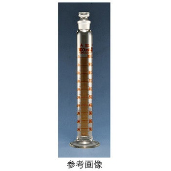 有栓メスシリンダー ニュースタンダード CYLWSシリーズ IWAKI(AGCテクノグラス)
