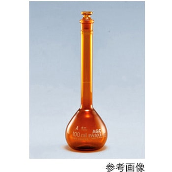 メスフラスコ 茶 ニュースタンダード 55640FKシリーズ IWAKI(AGCテクノグラス)