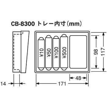 CB-8300-G キャッシュボックス 1台 カール事務器 【通販モノタロウ】