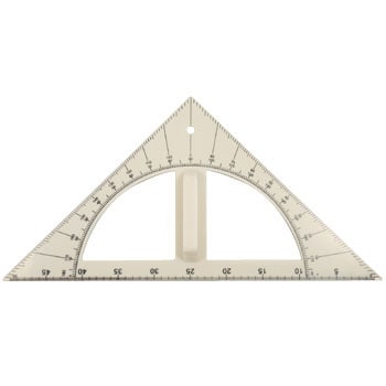 7941 大型三角定規分度器付き 樹脂性 1個 アーテック(学校教材・教育