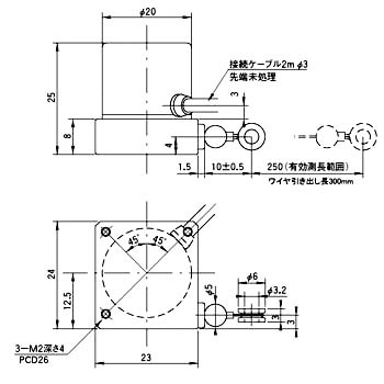 DS-025 ワイヤ式リニアエンコーダ 1台 MUTOH 【通販サイトMonotaRO】