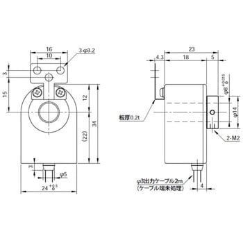 UN-360 ロータリーエンコーダ 1台 MUTOH 【通販サイトMonotaRO】