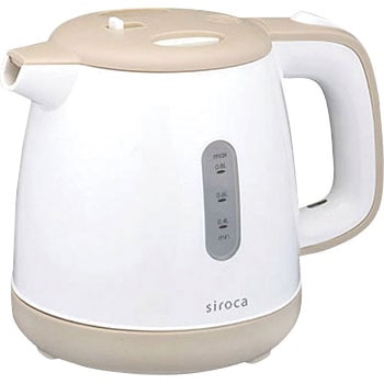 電気ケトル(湯こぼれ防止付き) siroca