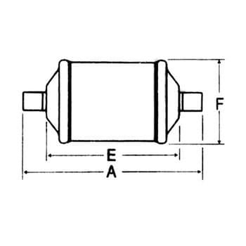 タスコジャパン ヒートポンプ用ドライヤ（ロウ付タイプ） 3/4” TA282FB-6-