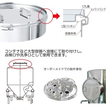 マンホール MHシリーズ 日東金属工業 保存缶 【通販モノタロウ】