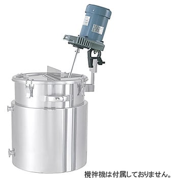 カクハン機座付底部勾配型ジャケット容器 KTTK-Jシリーズ 容量150L