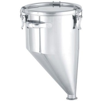 偏心ホッパー型密閉容器 クリップ式 EHT-CTHシリーズ MONOVATE(日東金属工業)
