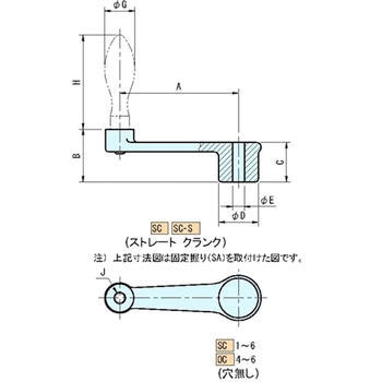 SC・OC ストレートクランク、オフセットクランク イマオコーポレーション