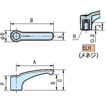 ELH エルゴレバーハンドル イマオコーポレーション