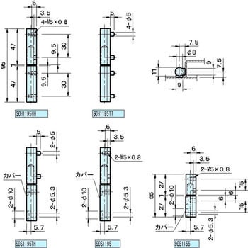 SOH・SOS スクリューオンヒンジ イマオコーポレーション