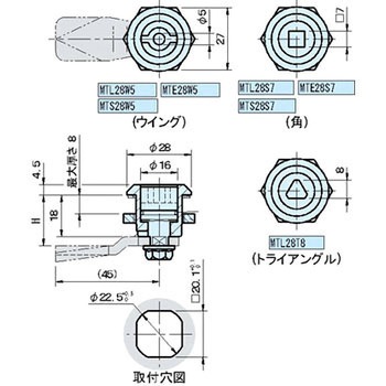 MTL・MTE・MTS メタルラッチ イマオコーポレーション