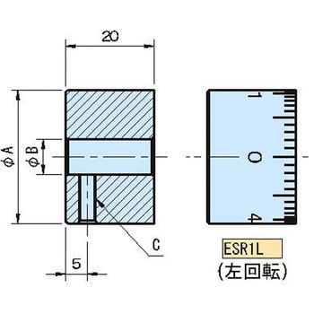 Esr1l30 Esr1 スケールリング イマオコーポレーション 寸法a 30mm Esr1l30 通販モノタロウ