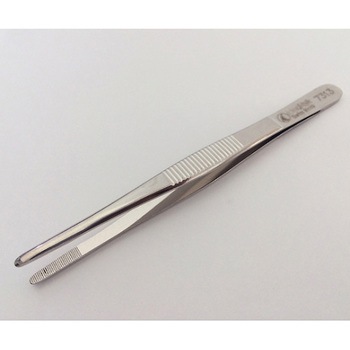 NICKELPLATED ピンセット ストレート型 ID-73 Ideal-Tek