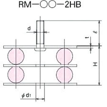 RM-160-3HB リングマウント RM 1個 倉敷化工 【通販サイトMonotaRO】